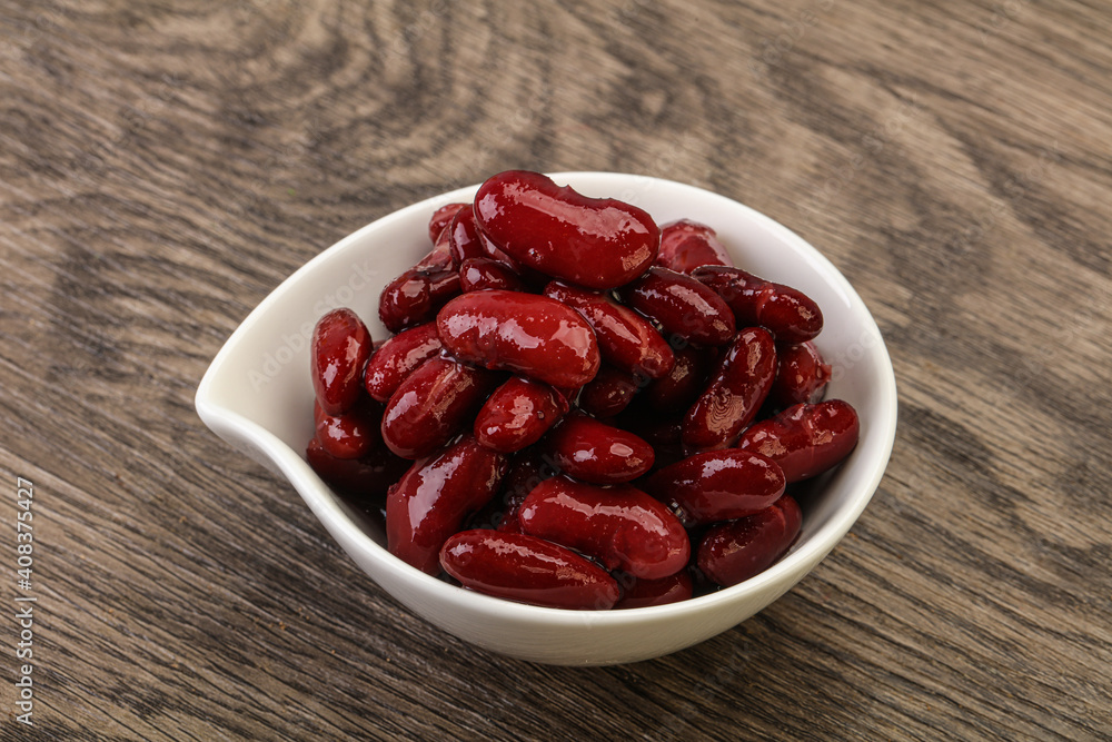 Canned red Kidney in the bowl Canned red Kidney in the bowl