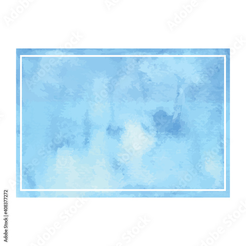 Abstract blue watercolor background