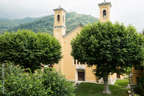 Main Church Of The Valdensians In Torre Pellice, Piedmont
