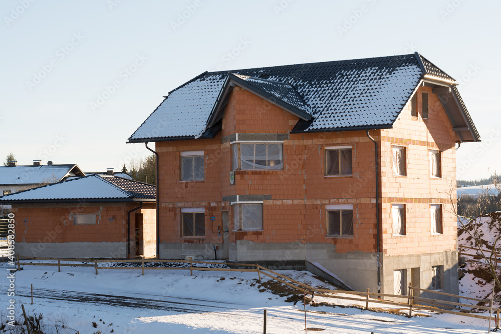 House As A Shell In Winter House As A Shell In Winter