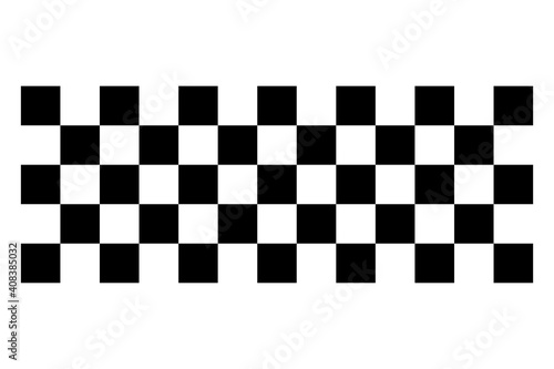 Racing flag. Race flag vector icon. Finishing flag. Vector design illustration