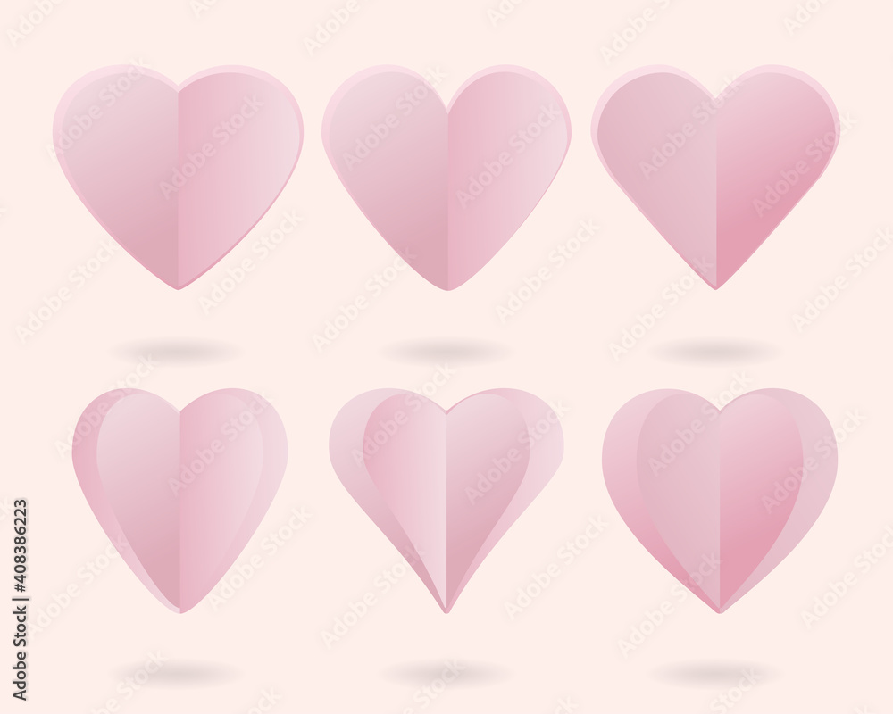 Heart of icon Collection symbol of Love. Heart of icon Collection symbol of Love.