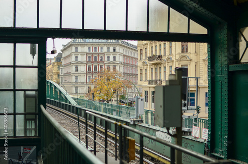 Berlin, Germany - October 15, 2013: View from metro station