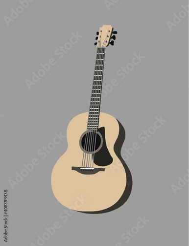 acoustic guitar vector