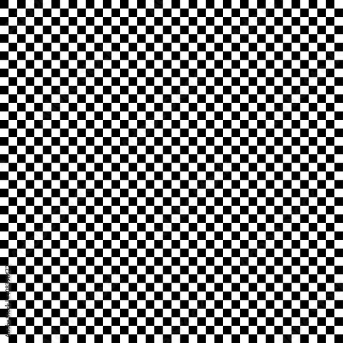 Black and white tile seamless background