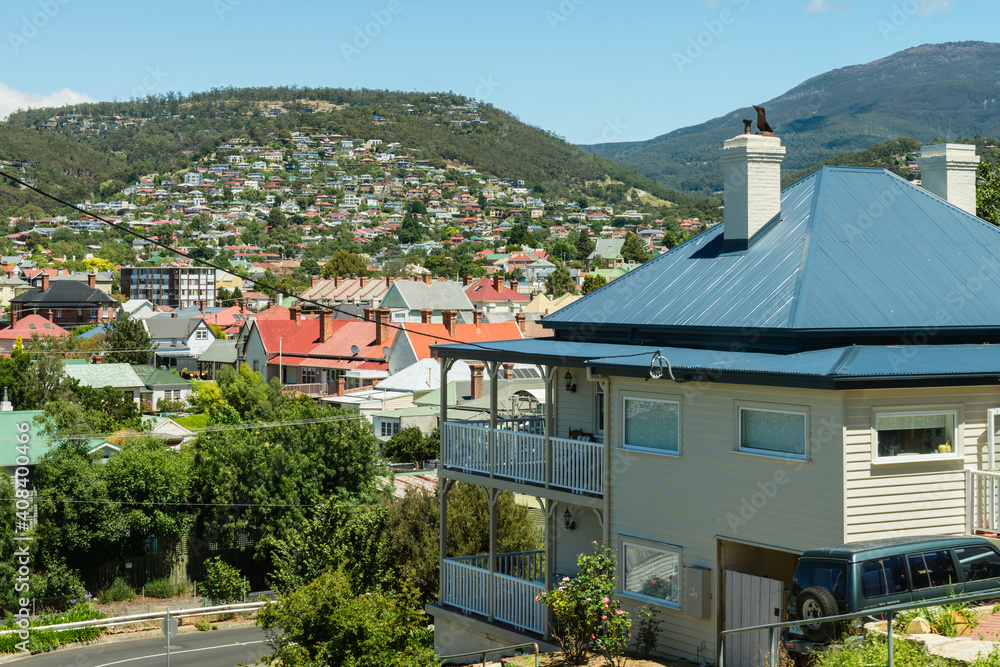 suburbia in Hobart suburbia in Hobart
