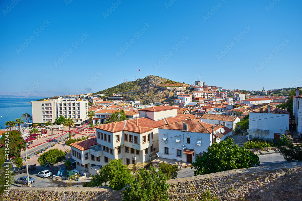Panoramic view of Cesme, Turkey