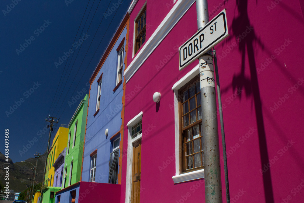 vibrant color houses 