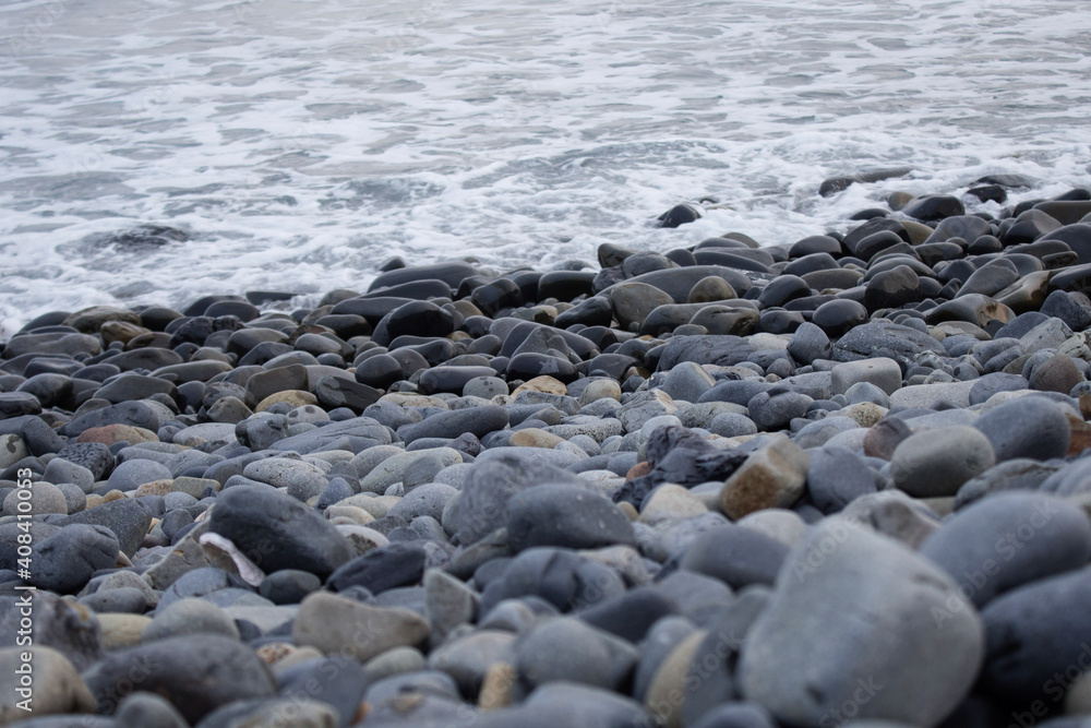 rocks on the beach rocks on the beach