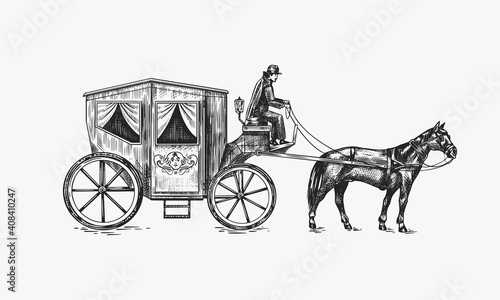 Obraz na płótnie Horse carriage