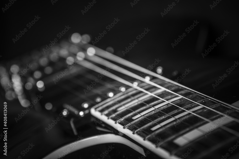 Fototapeta premium close up of guitar