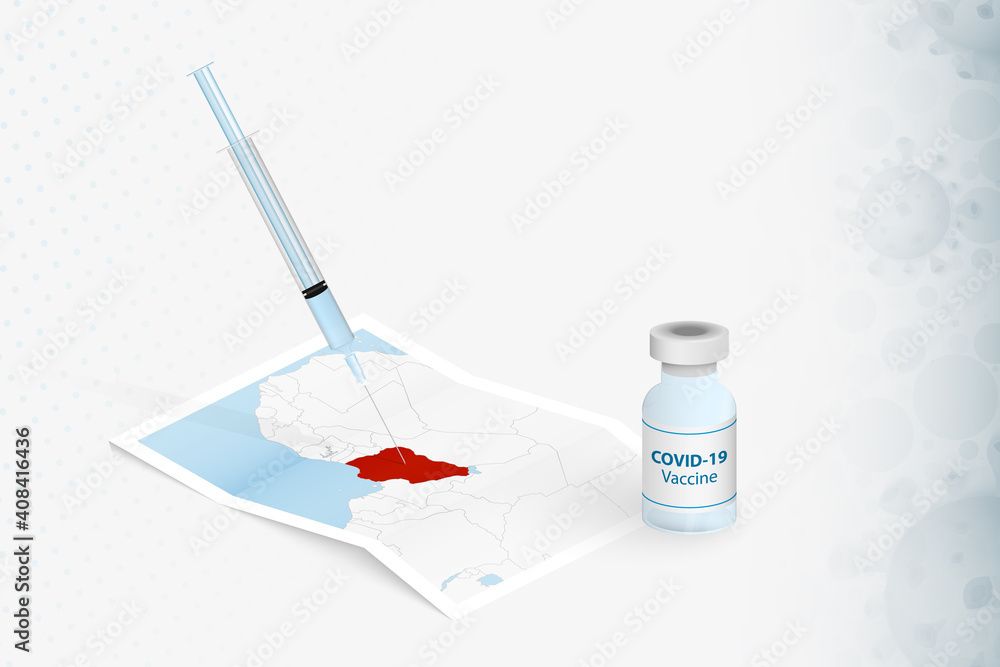 Nigeria Vaccination, Injection with COVID-19 vaccine in Map of Nigeria. Nigeria Vaccination, Injection with COVID-19 vaccine in Map of Nigeria.