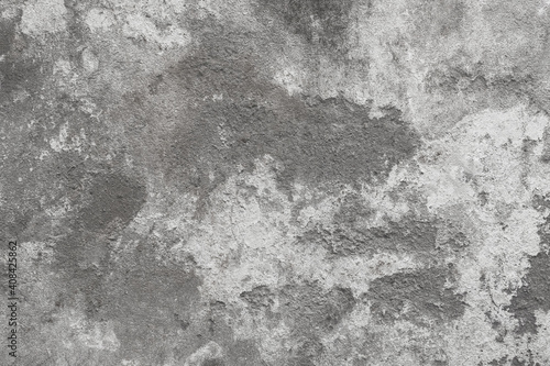 Old dirty gray and white concrete wall with abstract cement pattern texture background