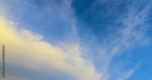 Fototapeta Naklejka Na Ścianę i Meble -  Spring blue sky background
