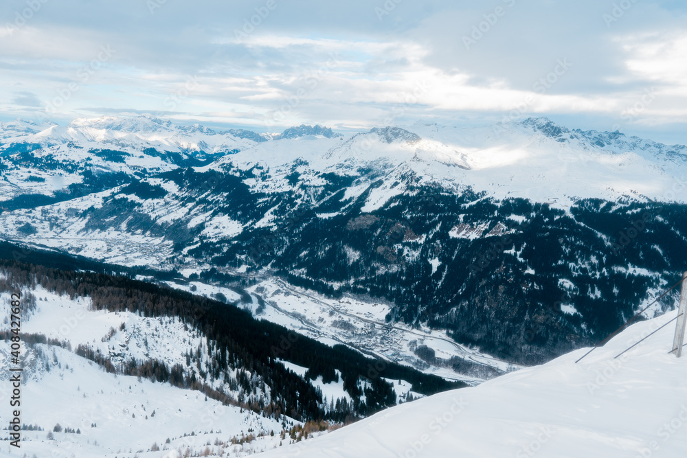 Obraz premium Switzerland blue Mountains