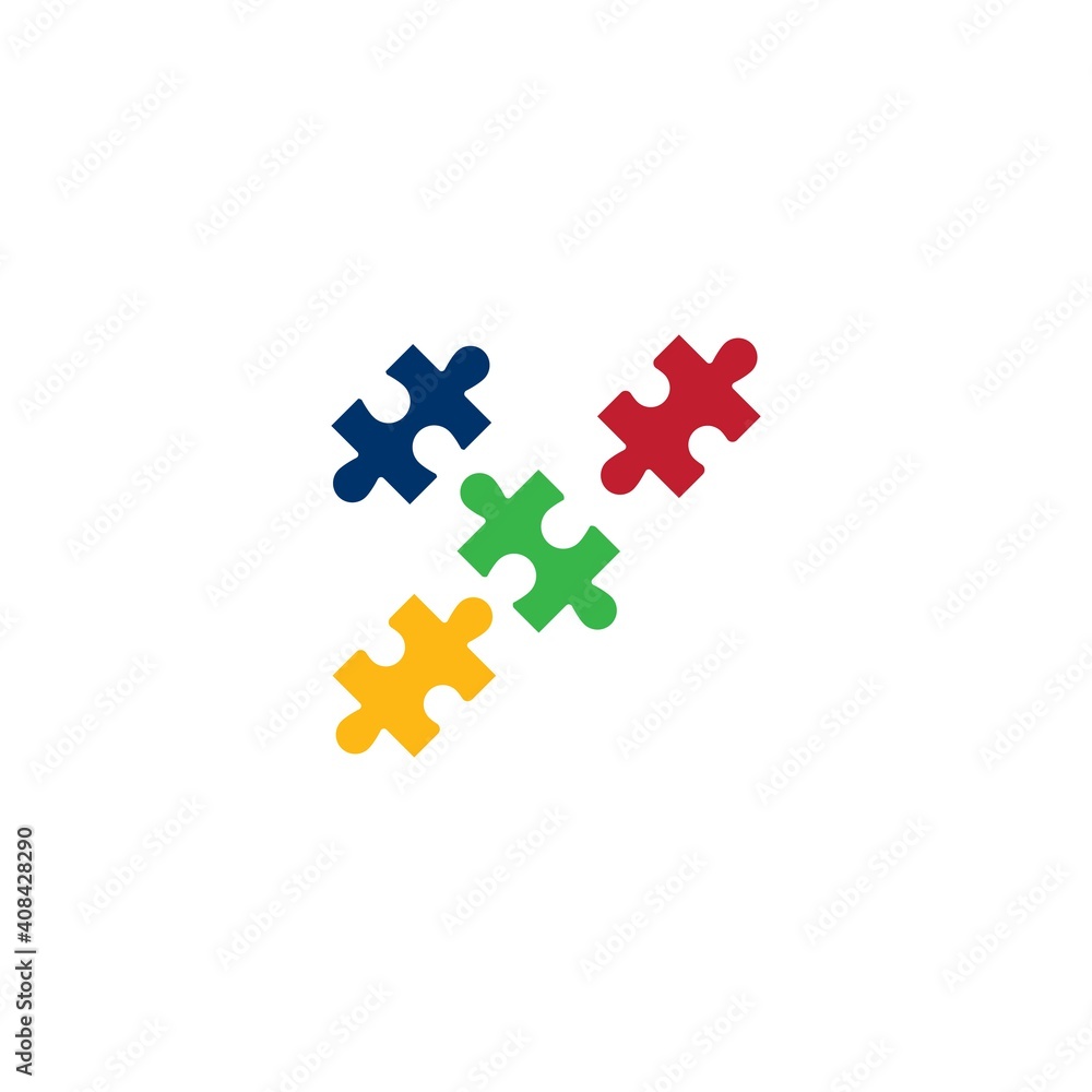 Fototapeta premium Puzzle icon