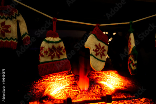 campfire in the forest