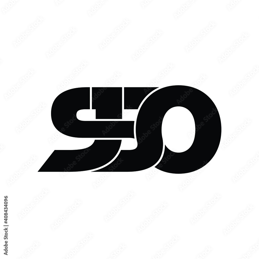 SJO letter monogram logo design vector SJO letter monogram logo design vector