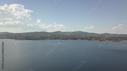 A beautiful view of the Rabadao River, Vilarinho de Negroes, Portugal in 4K photo