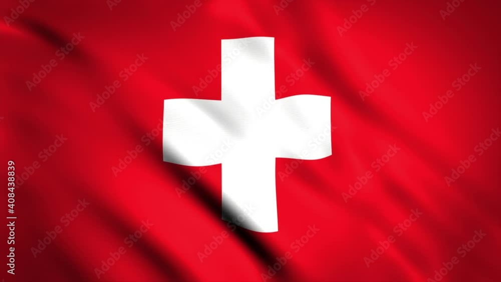 Highly Detailed Switzerland Flag background 4K Highly Detailed Switzerland Flag background 4K