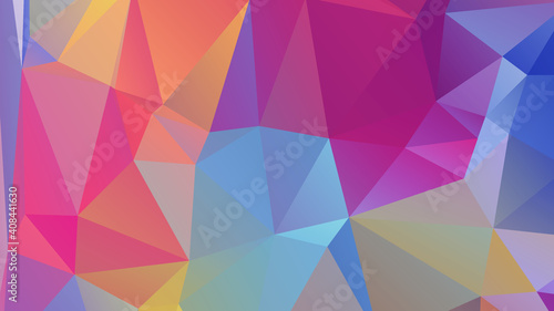 Abstract Color Polygon Background Design, Abstract Geometric Origami Style With Gradient. Presentation,Website, Backdrop, Cover,Banner,Pattern Template