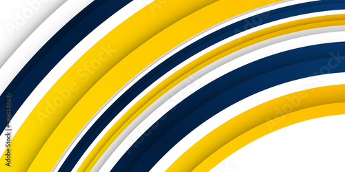 abstract bright blue and yellow wave business banner. 
yellow blue sky rays background. Dark blue orange shiny triangle abstract background vector presentation design with modern and futuristic corp 