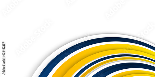 abstract bright blue and yellow wave business banner. 
yellow blue sky rays background. Dark blue orange shiny triangle abstract background vector presentation design with modern and futuristic corp 