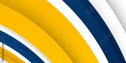 abstract bright blue and yellow wave business banner. 
yellow blue sky rays background. Dark blue orange shiny triangle abstract background vector presentation design with modern and futuristic corp 