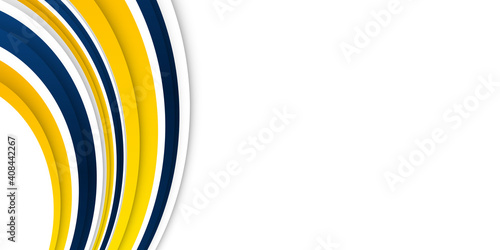 abstract bright blue and yellow wave business banner. 
yellow blue sky rays background. Dark blue orange shiny triangle abstract background vector presentation design with modern and futuristic corp 