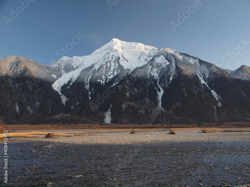 View of Mount Cheam in British Columbia Canada