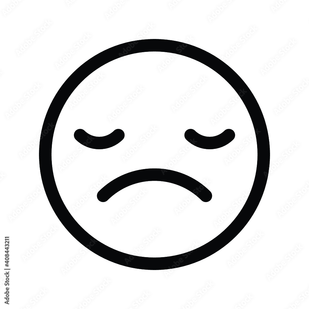 sad face emoticon smiley vector sad face emoticon smiley vector