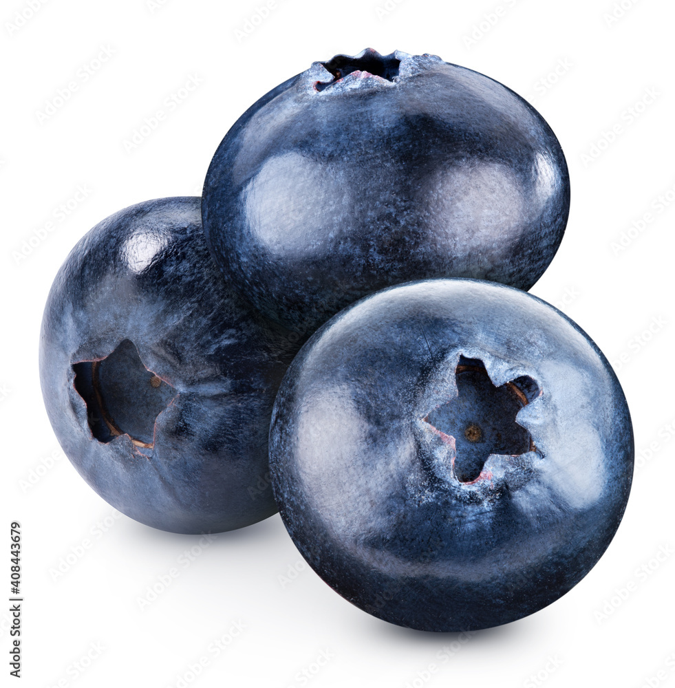 Obraz premium Blueberry isolated on white background