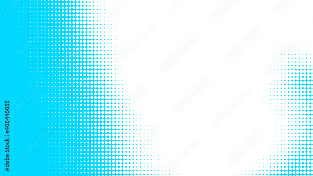 Dots halftone white blue color pattern gradient texture with technology ...
