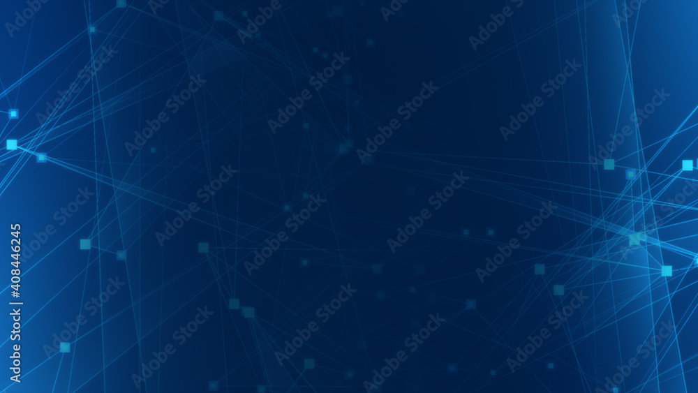 Abstract blue polygon tech network with connect technology background. Abstract dots and lines texture background. 3d rendering. Abstract blue polygon tech network with connect technology background. Abstract dots and lines texture background. 3d rendering.