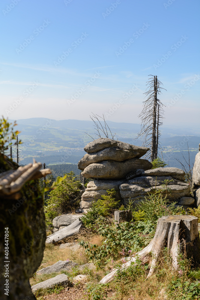 Nature Reserve Dreisesselberg - Summit Cross Of A Tourist Destination
