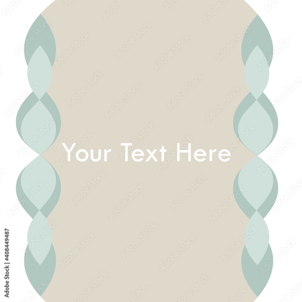 vector of abstract shape in flat style. can be used as template background or banner