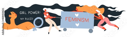 Feminist movement and protests against inequality