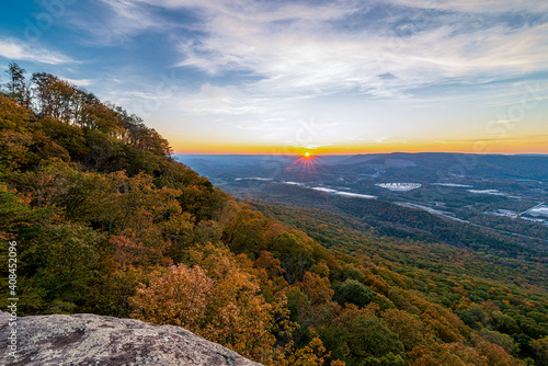 Sunset Rock (Lookout Mountain) in Chattanooga, Tennessee