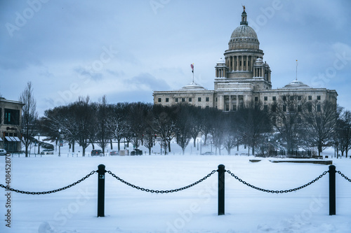 providence state house snow