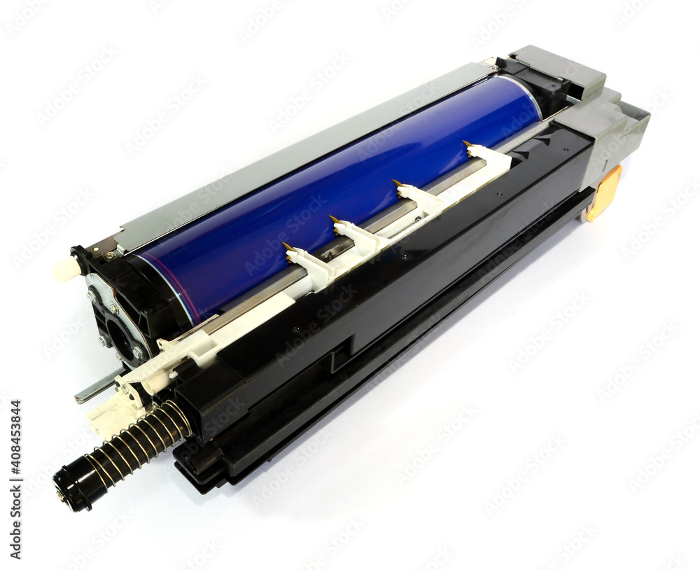 The old photosensitive drums of laser printers and copiers are