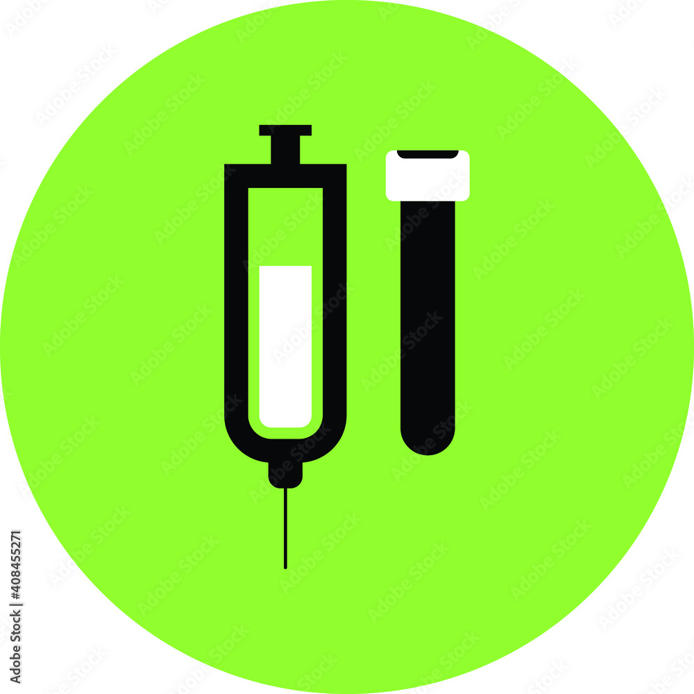 Syringe Icon. Injection, vaccine vector icon. Syringe Icon. Injection, vaccine vector icon.