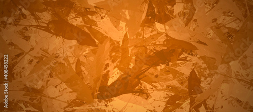 abstract fractal colorful orange copper beige khaki pumpkin marbled stone wall concete cement grunge image paint background bg texture wallpaper art frame sample illustration board