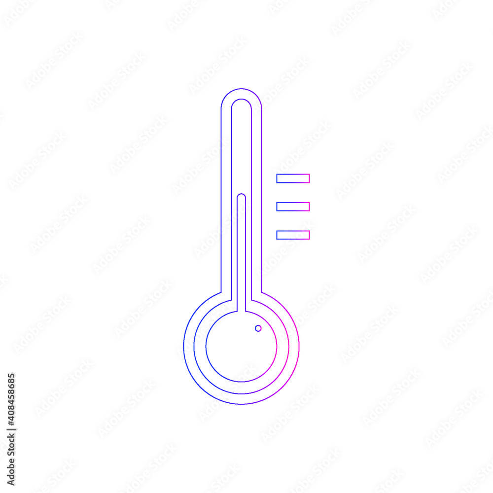 Thermometer icon vector illustration design. Thermometer icon vector illustration design.