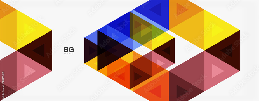 Mosaic triangle pattern abstract background for cover, banner, flyer and poster and other template Mosaic triangle pattern abstract background for cover, banner, flyer and poster and other template
