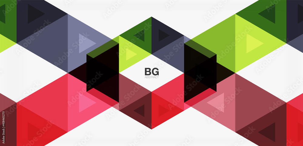 Mosaic triangle pattern abstract background for cover, banner, flyer and poster and other template Mosaic triangle pattern abstract background for cover, banner, flyer and poster and other template