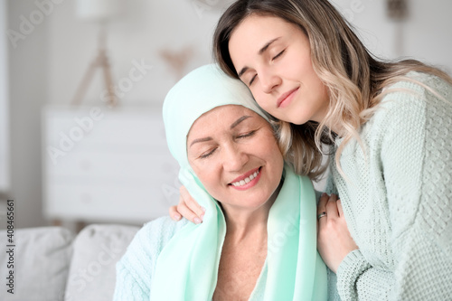 Daughter visiting her mothe...