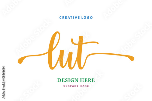 LUT  lettering logo is simple, easy to understand and authoritative