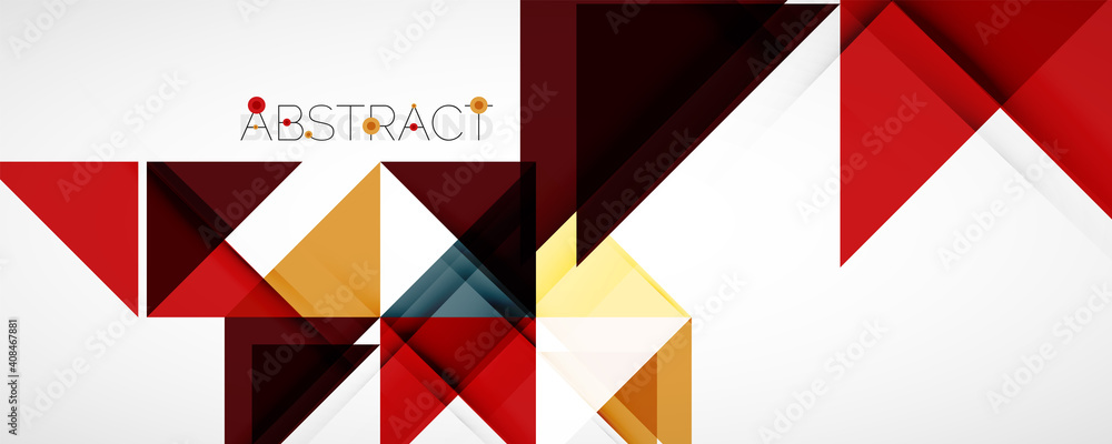 Set of vector triangle geometric backgrounds. Vector illustration for covers, banners, flyers and posters and other designs Set of vector triangle geometric backgrounds. Vector illustration for covers, banners, flyers and posters and other designs
