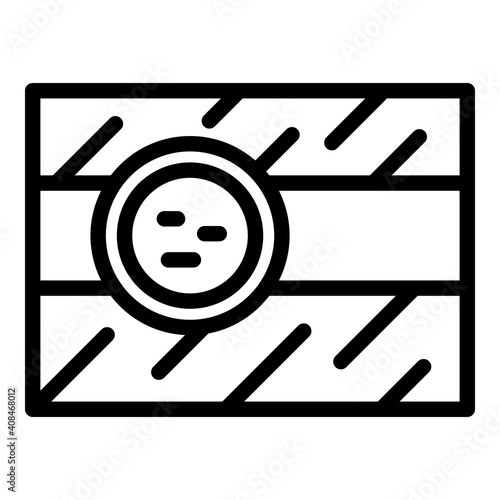 Sewerage icon. Outline sewerage vector icon for web design isolated on white background