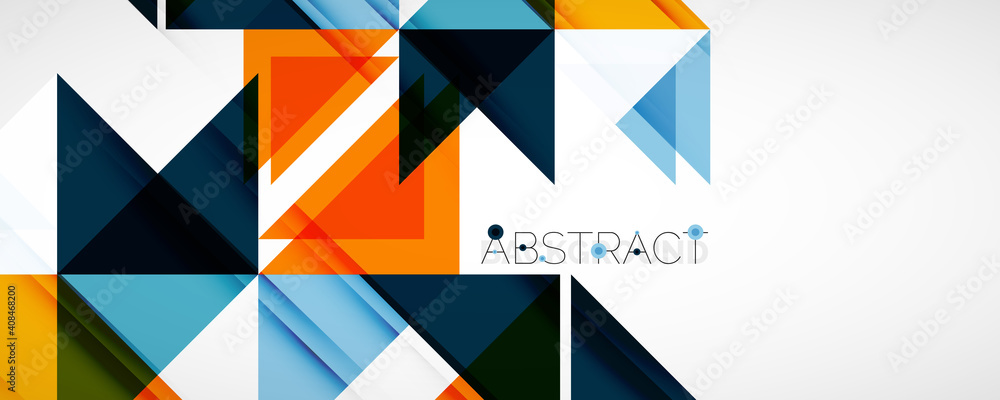 Set of vector triangle geometric backgrounds. Vector illustration for covers, banners, flyers and posters and other designs Set of vector triangle geometric backgrounds. Vector illustration for covers, banners, flyers and posters and other designs